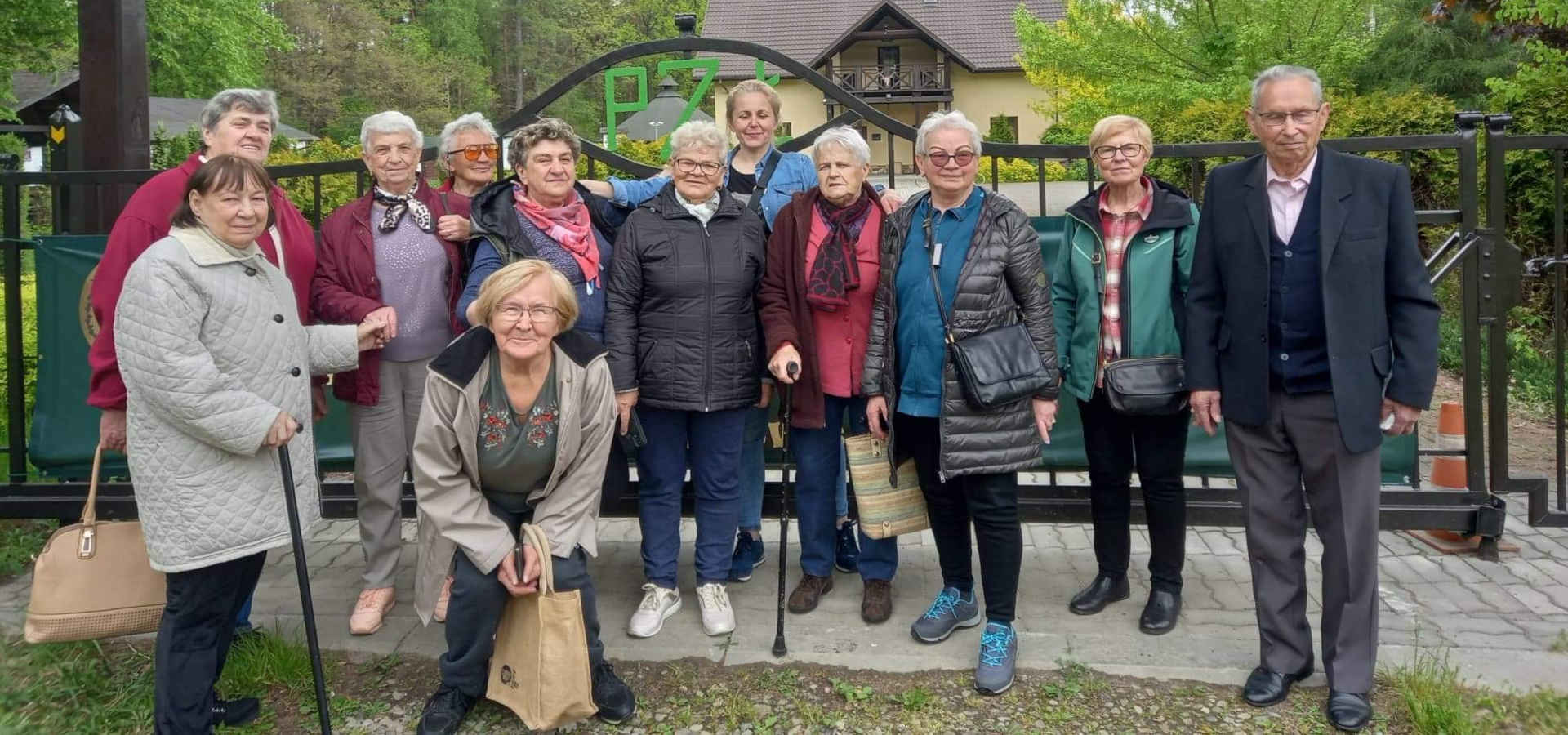 Seniorzy w osadzie koła łowieckiego