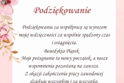 Baner podziękowań
