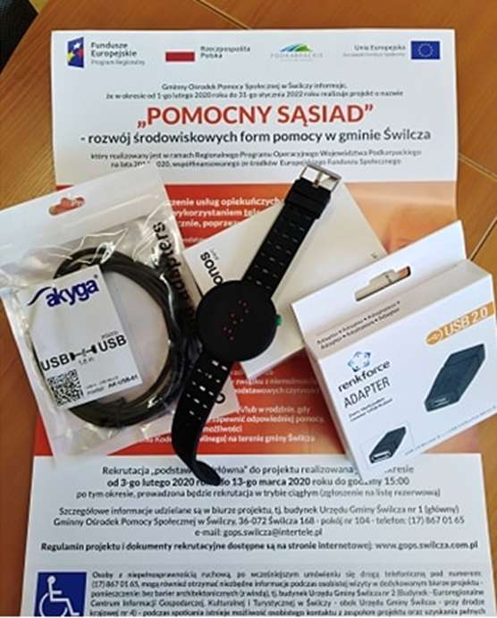 Komplet akcesoriów z projektu "Pomocny sąsiad"