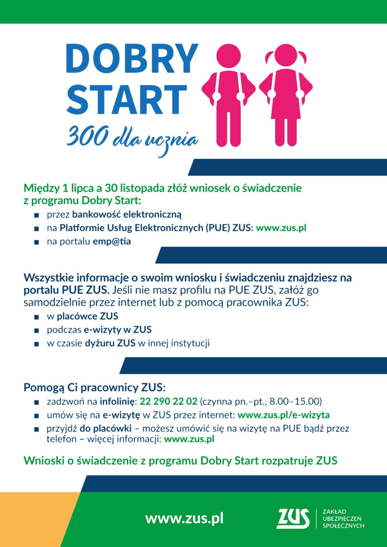 infografika dobry start pion